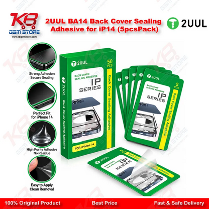 2UUL BA14 Back Cover Sealing Adhesive for iP14 (5pcs/Pack)