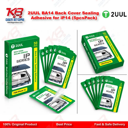 2UUL BA14 Back Cover Sealing Adhesive for iP14 (5pcs/Pack)