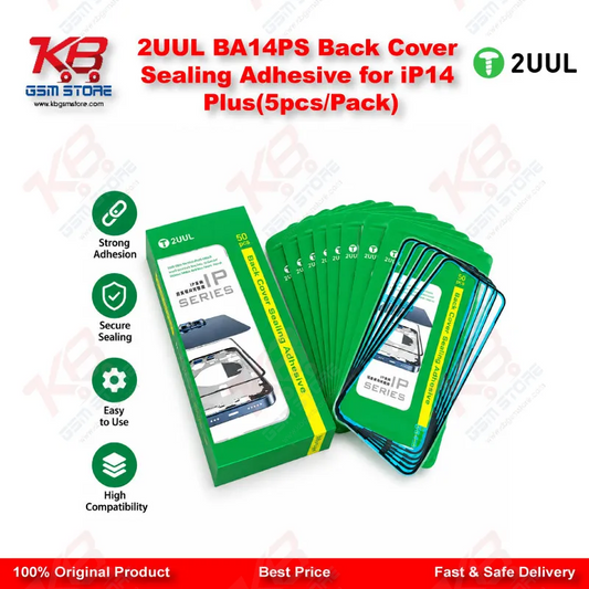 2UUL BA14PS Back Cover Sealing Adhesive for iP14 Plus(5pcs/Pack)
