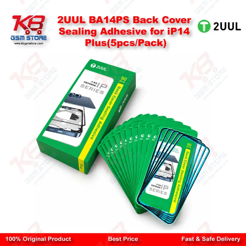 2UUL BA14PS Back Cover Sealing Adhesive for iP14 Plus(5pcs/Pack)