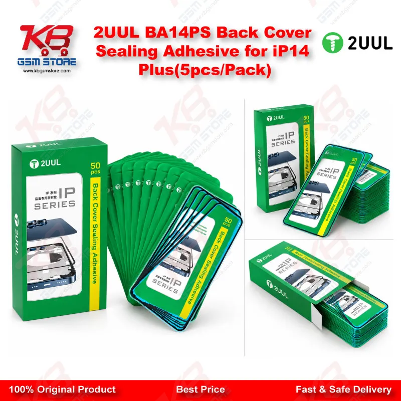 2UUL BA14PS Back Cover Sealing Adhesive for iP14 Plus(5pcs/Pack)