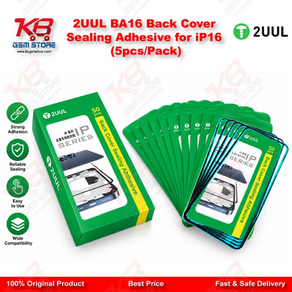 2UUL BA16 Back Cover Sealing Adhesive for iP16 (5pcs/Pack)