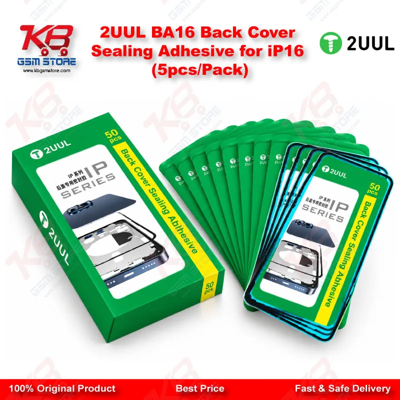 2UUL BA16 Back Cover Sealing Adhesive for iP16 (5pcs/Pack)