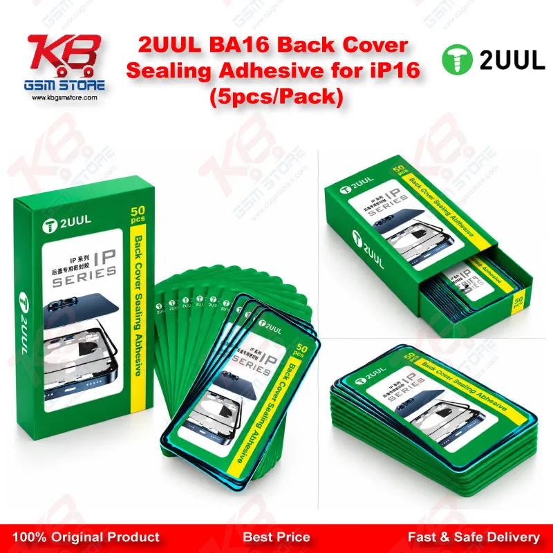 2UUL BA16 Back Cover Sealing Adhesive for iP16 (5pcs/Pack)