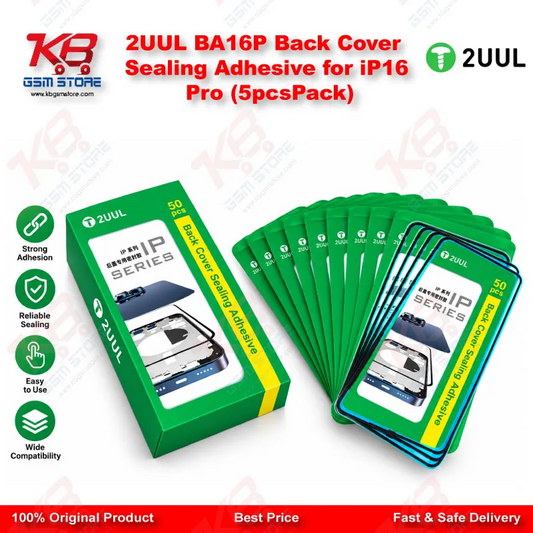 2UUL BA16P Back Cover Sealing Adhesive for iP16 Pro (5pcs/Pack)