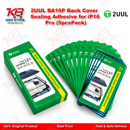 2UUL BA16P Back Cover Sealing Adhesive for iP16 Pro (5pcs/Pack)
