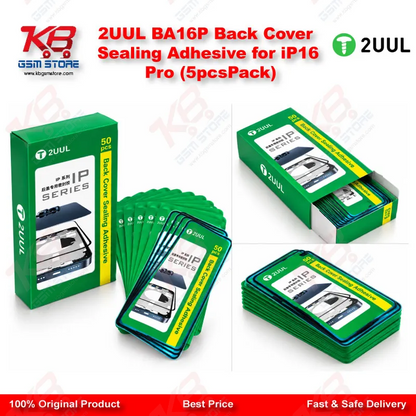 2UUL BA16P Back Cover Sealing Adhesive for iP16 Pro (5pcs/Pack)