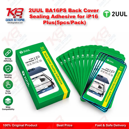 2UUL BA16PS Back Cover Sealing Adhesive for iP16 Plus(5pcs/Pack)