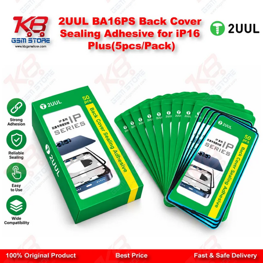 2UUL BA16PS Back Cover Sealing Adhesive for iP16 Plus(5pcs/Pack)