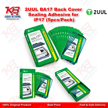 2UUL BA17 Back Cover Sealing Adhesive for iP17 (5pcs/Pack)