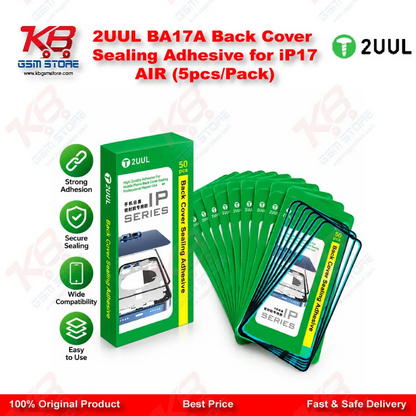 2UUL BA17A Back Cover Sealing Adhesive for iP17 AIR (5pcs/Pack)