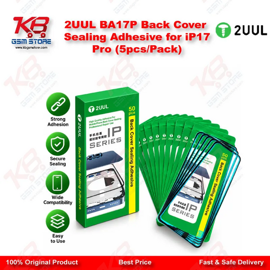 2UUL BA17P Back Cover Sealing Adhesive for iP17Pro (5pcs/Pack)