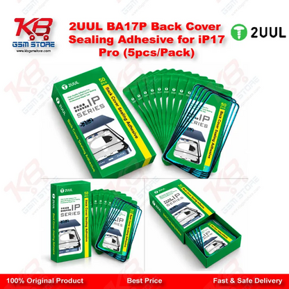 2UUL BA17P Back Cover Sealing Adhesive for iP17Pro (5pcs/Pack)