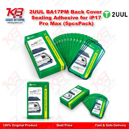 2UUL BA17PM Back Cover Sealing Adhesive for iP17 Pro Max (5pcs/Pack)