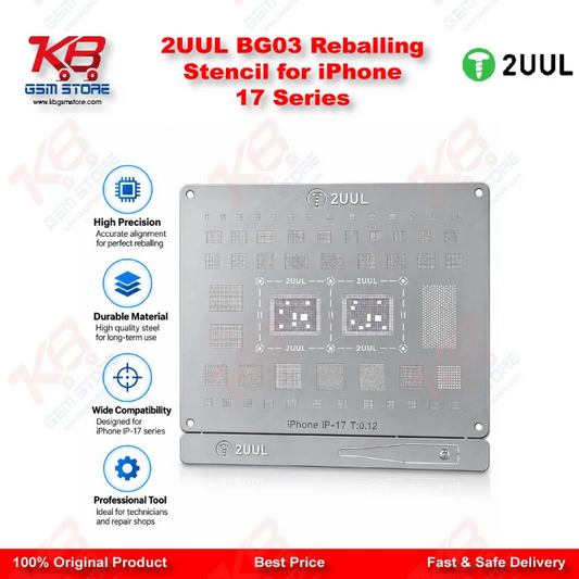 2UUL BG03 Reballing Stencil for iPhone 17 Series