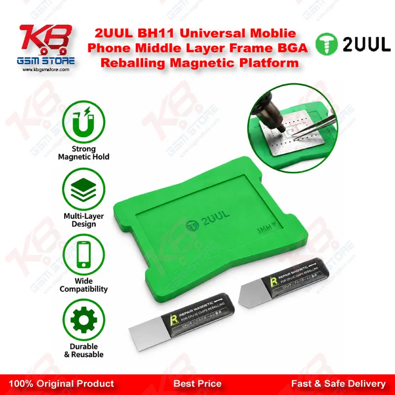 2UUL BH11 Universal Moblie Phone Middle Layer Frame BGA Reballing Magnetic Platform