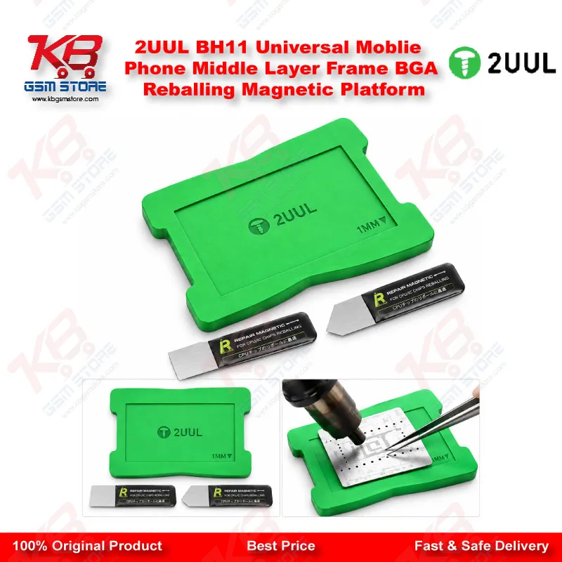 2UUL BH11 Universal Moblie Phone Middle Layer Frame BGA Reballing Magnetic Platform