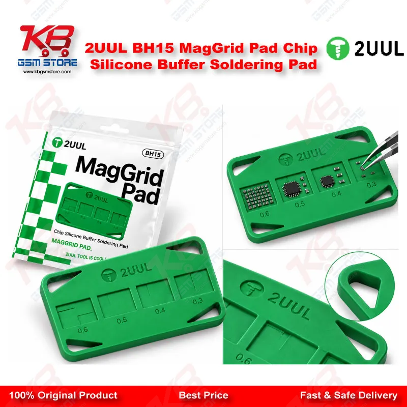 2UUL BH15 MagGrid Pad Chip Silicone Buffer Soldering Pad