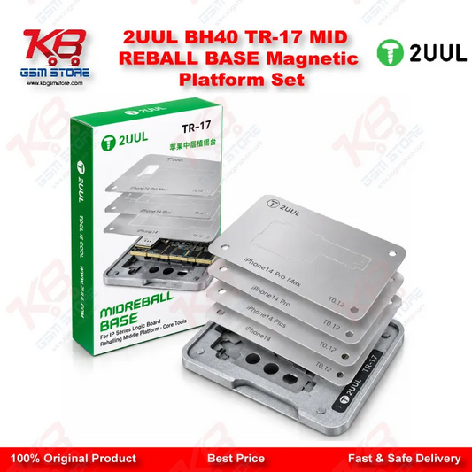 2UUL BH40 TR-17 MID REBALL BASE Magnetic Platform Set