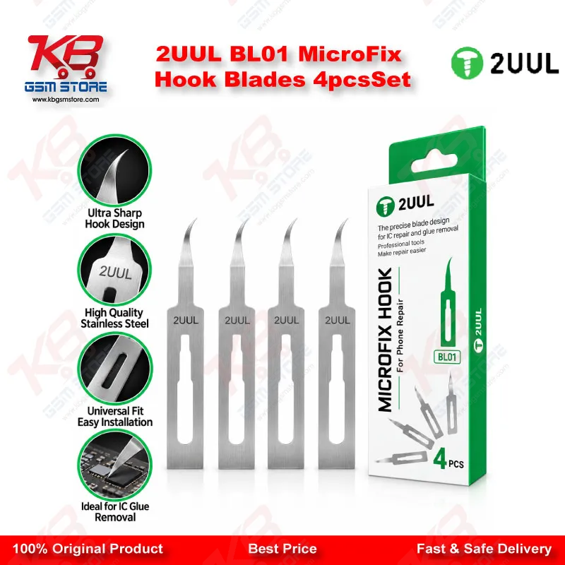 2UUL BL01 MicroFix Hook Blades 4pcs/Set