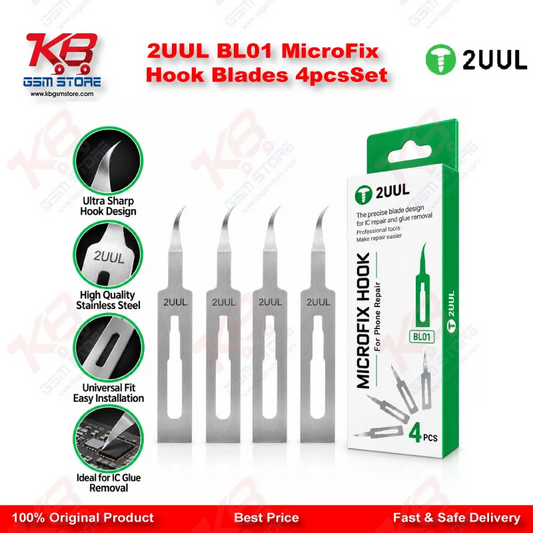2UUL BL01 MicroFix Hook Blades 4pcs/Set
