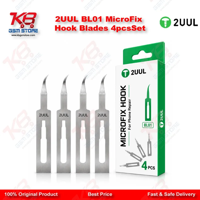 2UUL BL01 MicroFix Hook Blades 4pcs/Set