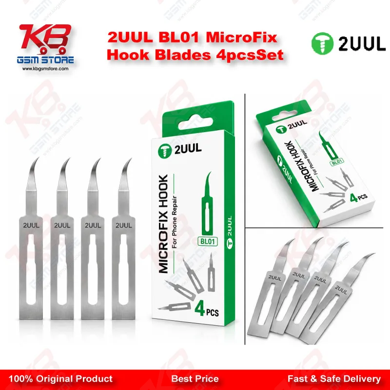 2UUL BL01 MicroFix Hook Blades 4pcs/Set