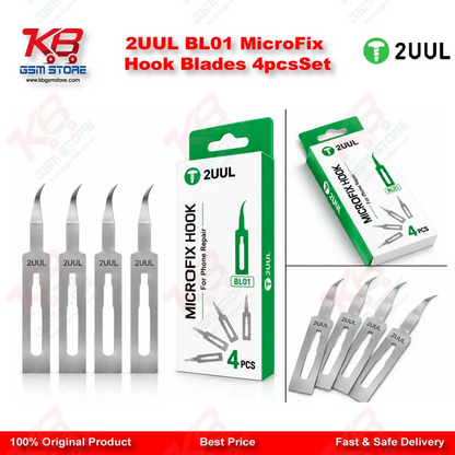 2UUL BL01 MicroFix Hook Blades 4pcs/Set