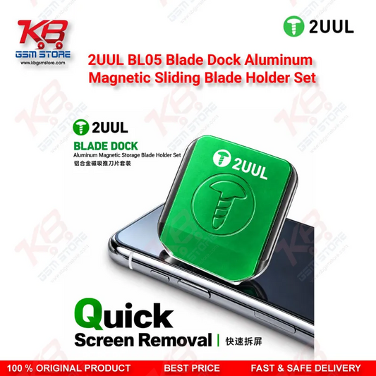 2UUL BL05 Blade Dock Aluminum Magnetic Sliding Blade Holder Set