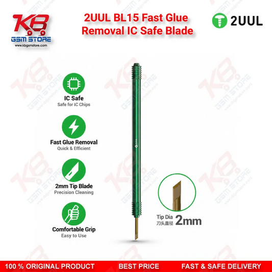 2UUL BL15 Fast Glue Removal IC Safe Blade - 45° Tip