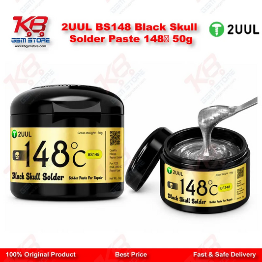 2UUL BS148 Black Skull Solder Paste 148℃ 50g