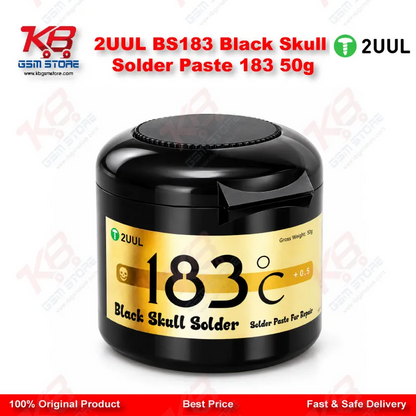 2UUL BS183 Black Skull Solder Paste 183℃ 50g