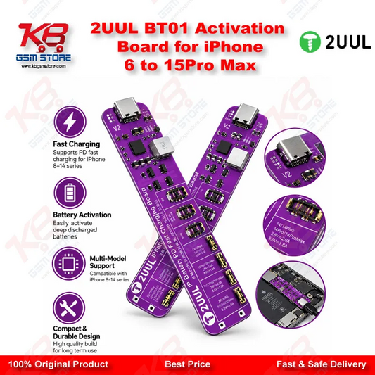 2UUL BT01 Activation Board for iPhone 6 to 15Pro Max