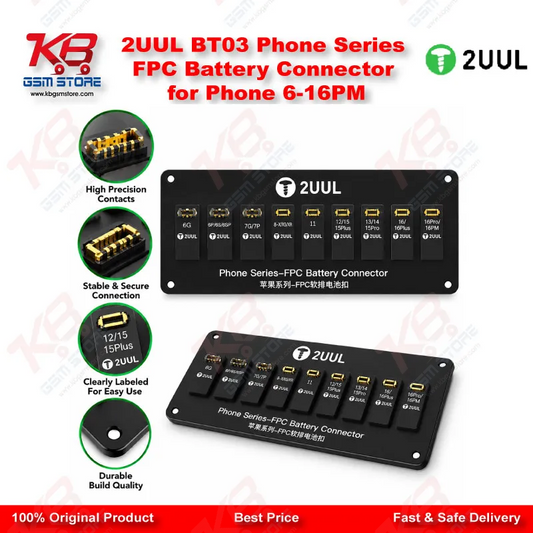 2UUL BT03 Phone Series FPC Battery Connector for Phone 6-16PM