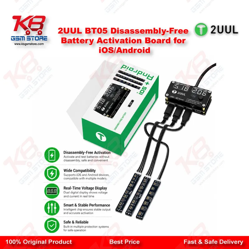 2UUL BT05 Disassembly-Free Battery Activation Board for iPhone & Android