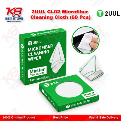 2UUL CL02 Microfiber Cleaning Cloth (60 Pcs)