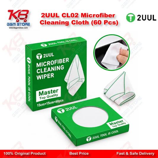 2UUL CL02 Microfiber Cleaning Cloth (60 Pcs)