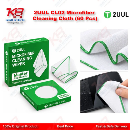 2UUL CL02 Microfiber Cleaning Cloth (60 Pcs)