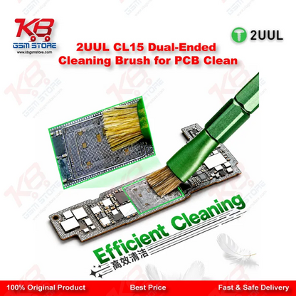 2UUL CL15 Dual-Ended Cleaning Brush for Motherboard & PCB Repair