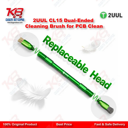 2UUL CL15 Dual-Ended Cleaning Brush for Motherboard & PCB Repair