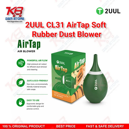 2UUL CL31 AirTap Soft Rubber Dust Blower for Mobile Phone Motherboard & PCB Cleaning