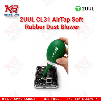 2UUL CL31 AirTap Soft Rubber Dust Blower for Mobile Phone Motherboard & PCB Cleaning