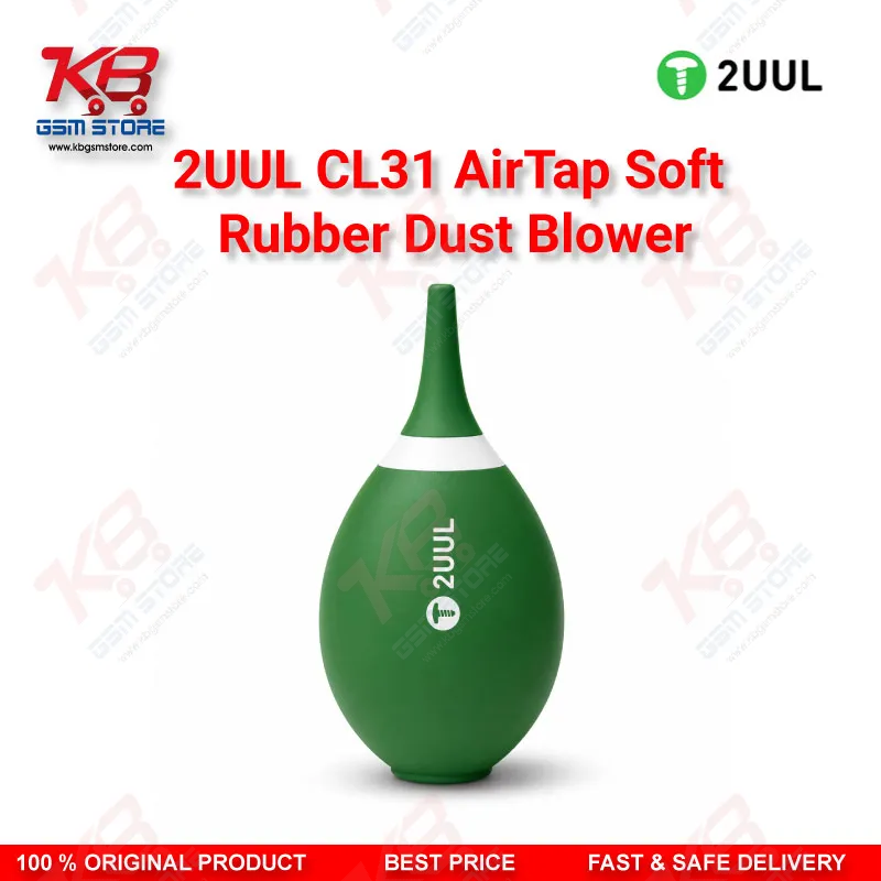 2UUL CL31 AirTap Soft Rubber Dust Blower for Mobile Phone Motherboard & PCB Cleaning