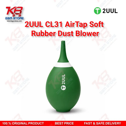 2UUL CL31 AirTap Soft Rubber Dust Blower for Mobile Phone Motherboard & PCB Cleaning