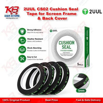 2UUL CS02 Cushion Seal Tape for Screen Frame & Back Cover