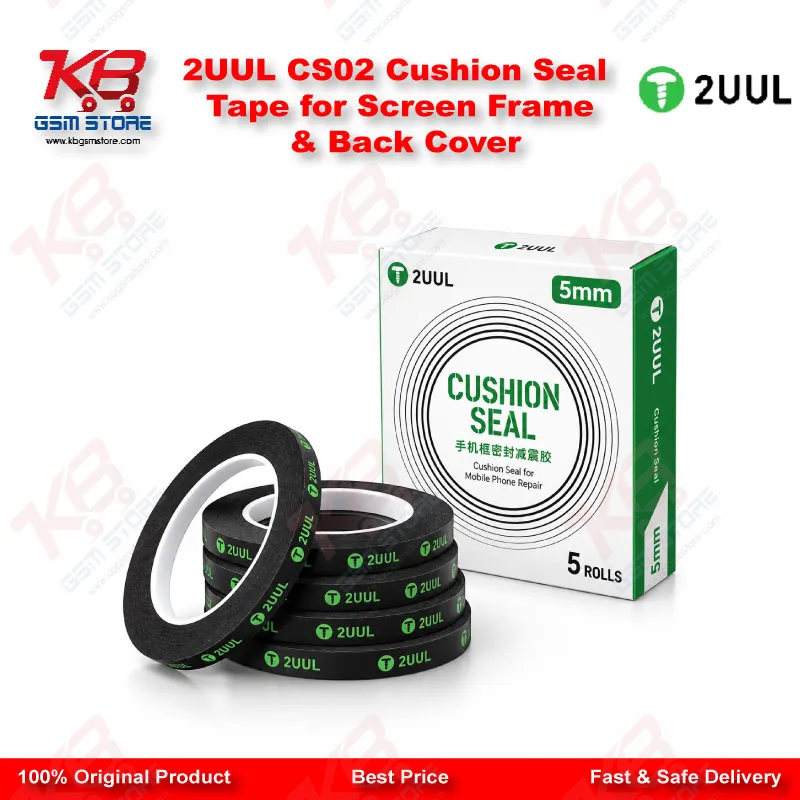 2UUL CS02 Cushion Seal Tape for Screen Frame & Back Cover