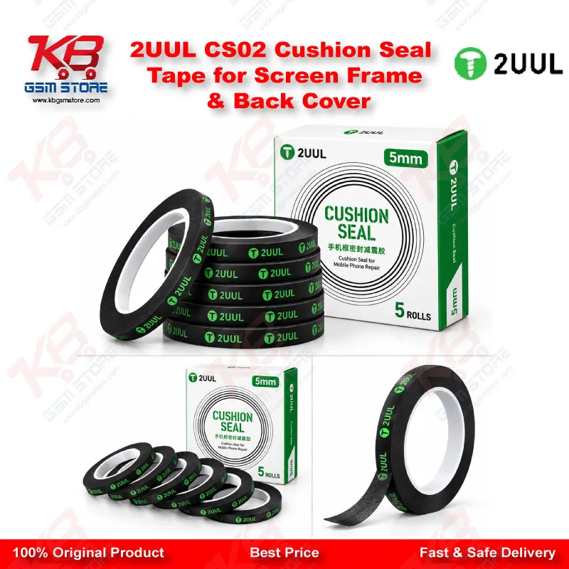 2UUL CS02 Cushion Seal Tape for Screen Frame & Back Cover