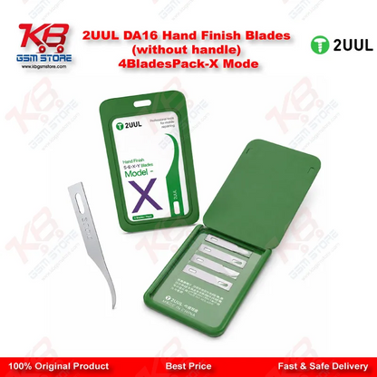 2UUL DA16 Hand Finish Blades (without handle) 4BladesPack-X Mode