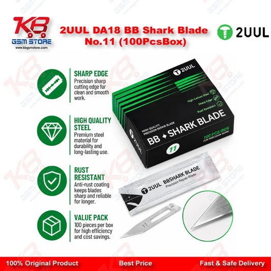 2UUL DA18 BB Shark Blade No.11 (100Pcs/Box)