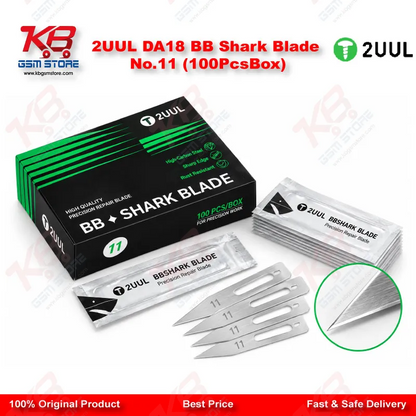 2UUL DA18 BB Shark Blade No.11 (100Pcs/Box)
